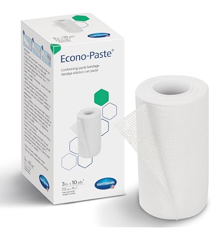 Amazon.com: Econo-Paste Unna Boot Bandage, 4 in x 10 yd, 1 Roll